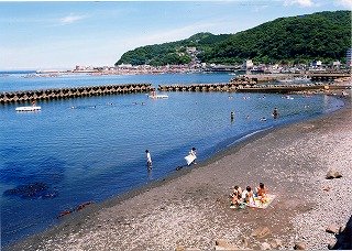 平鶴の目の前 大縄海水浴場です
